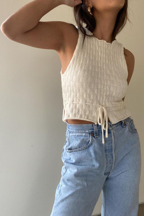 Calista Textured Knit Tank