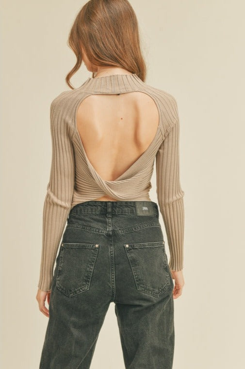 Bristol Twist Back Sweater