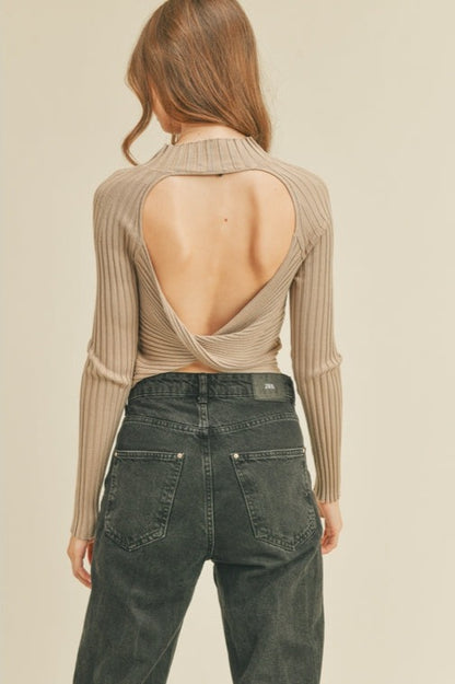 Bristol Twist Back Sweater