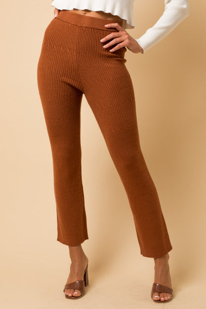 Blair Rib Knit Flare Pants