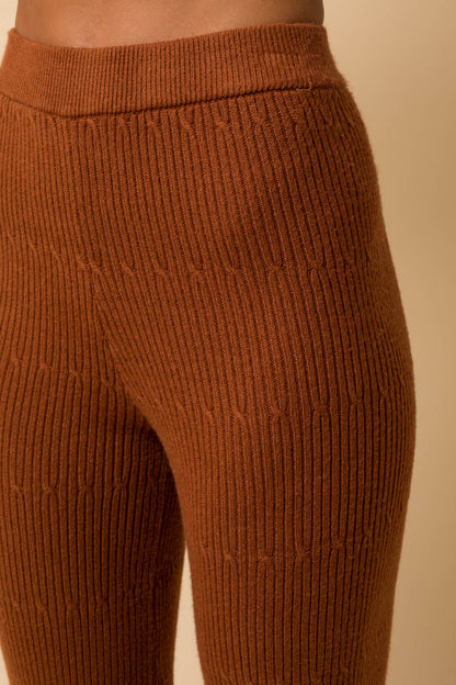 Blair Rib Knit Flare Pants