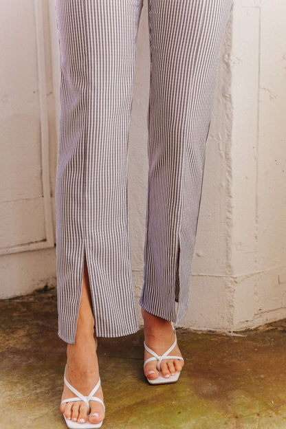 Annie Pin Stripe Pant Set