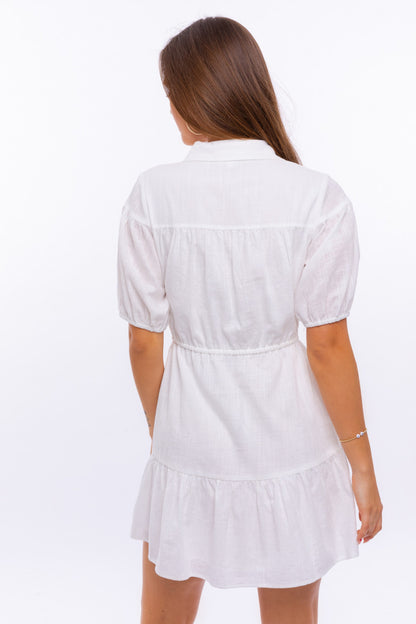 Alexis Puff Sleeve Tiered Dress