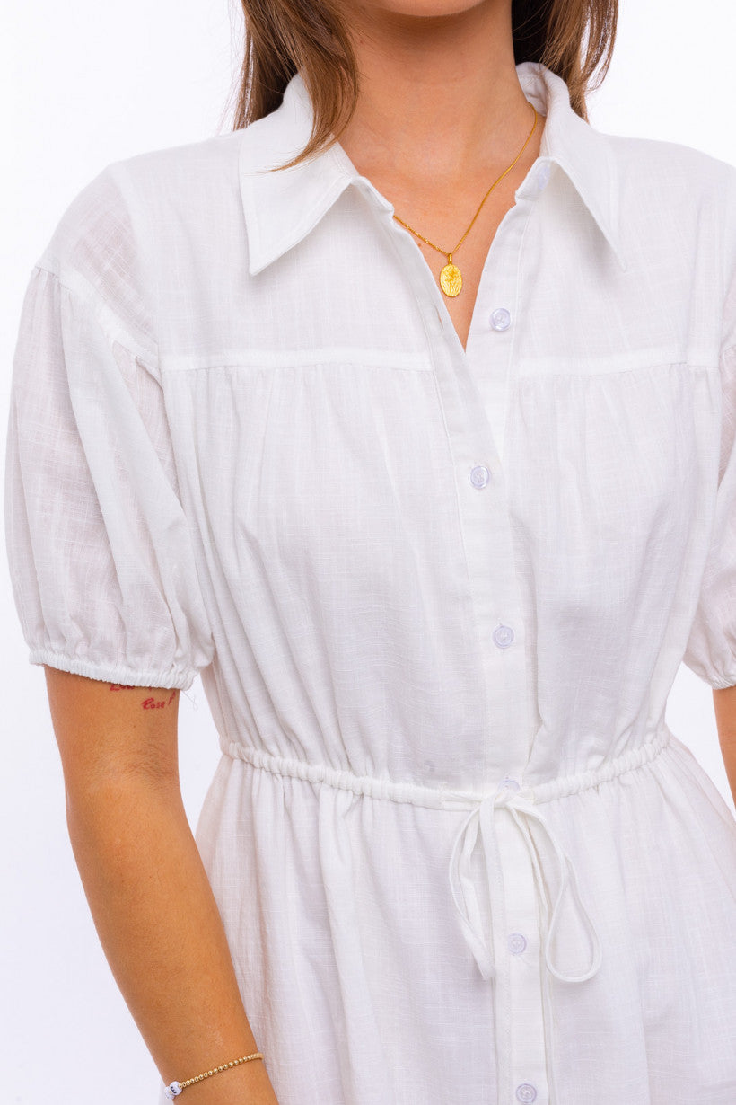 Alexis Puff Sleeve Tiered Dress