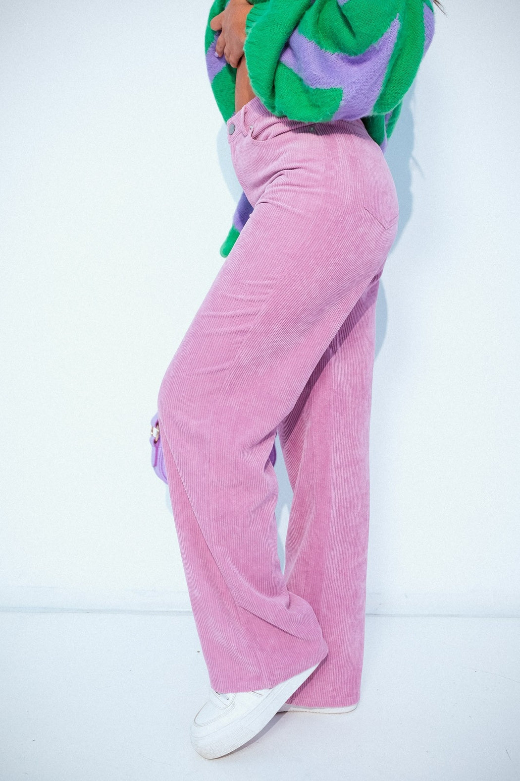 Brenna Wide Leg Corduroy Pants